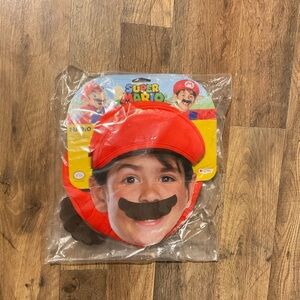 Mario Costume boys Size 5-6